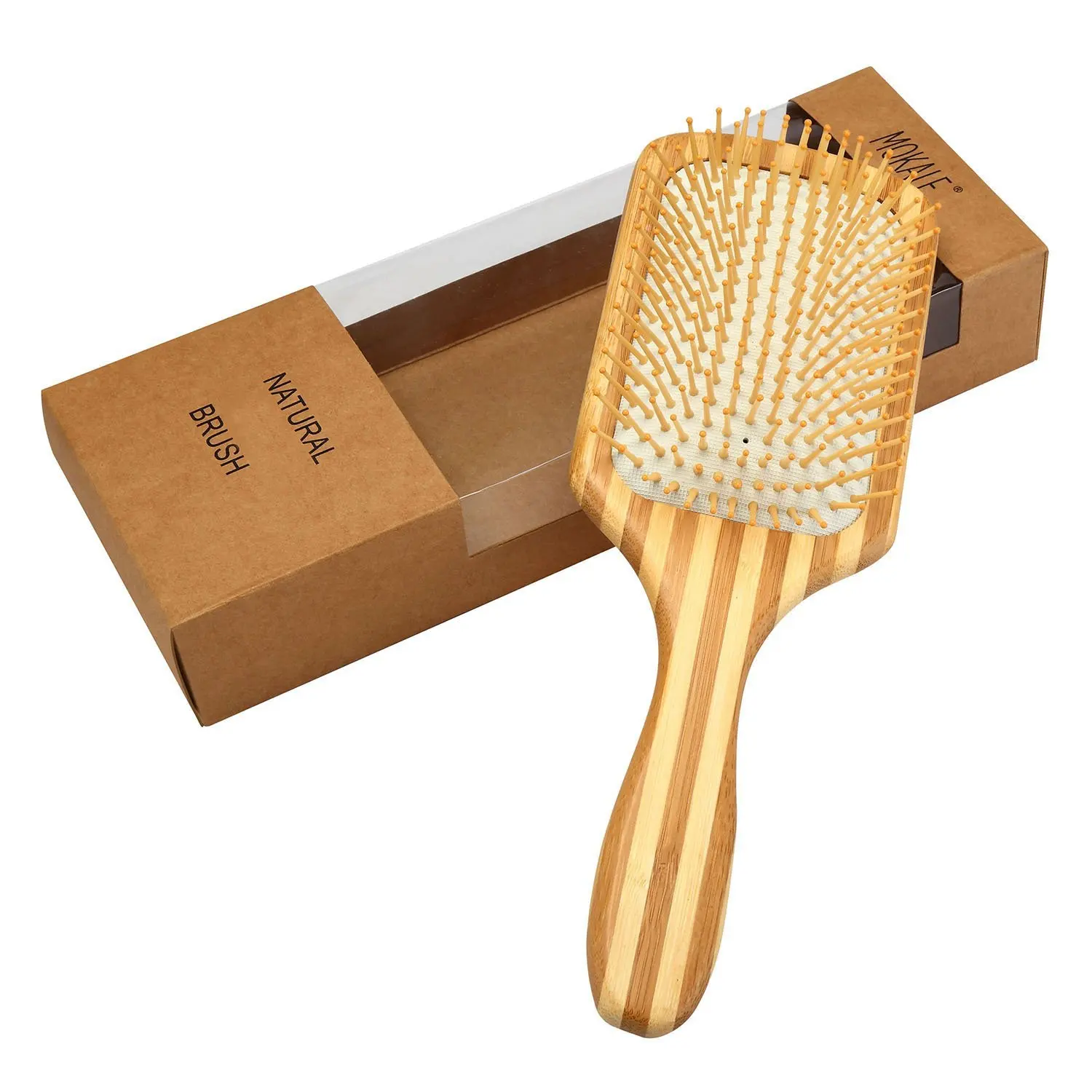 2020 Professional Wholesale Eco-Friendly Bamboo Hair Scalp Brush Air Cushion Magic Hair Brush Comb Hair Brushes Manufacturer
