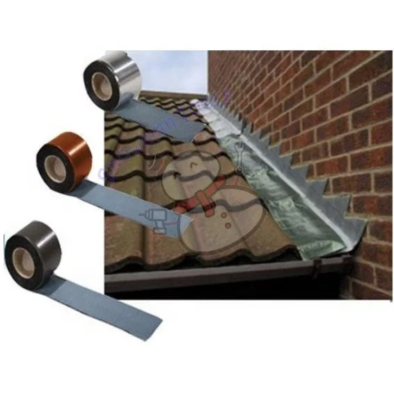 FACTORY Wholesale Aluminium Foil Butyl Roof Tape Waterproofing ,roofing Repair Lead Self Adhesive Waterproof  Metal Roof Tape