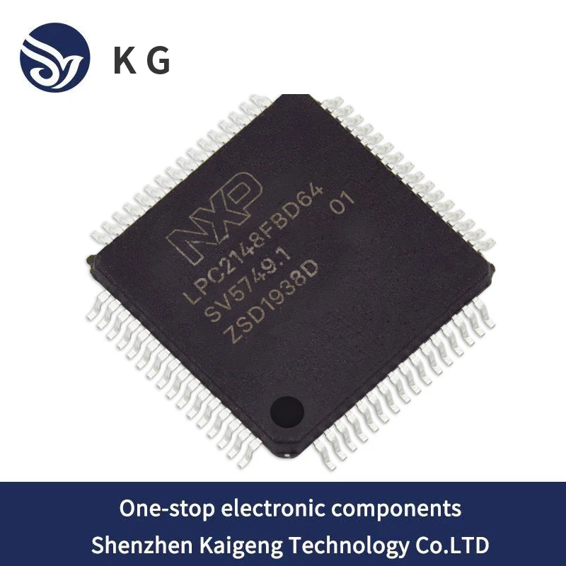 LPC2148FBD64   LQFP64  Electronic Components IC MCU microcontroller  Integrated Circuits  LPC2148FBD64