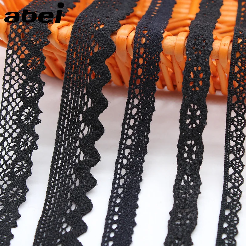 High Quality French Lace Trims Border Embroidery Eco-Friendly Polyester Cotton Lace Fabric