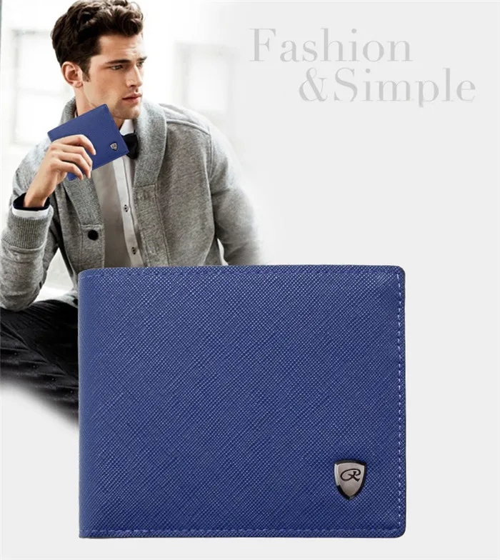 Best Selling Short Pu Leather Wallet For Men