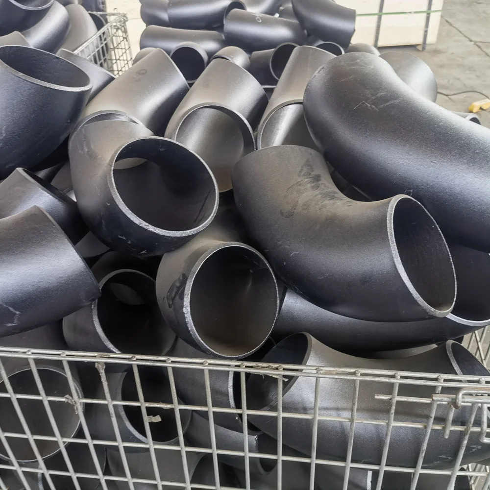 ASME B16.9 ASTM A420 WPL6 90 градусов углеродистая сталь локоть штамповка бесшовный специальный толстый