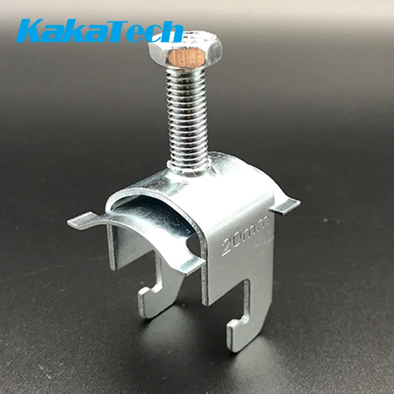 Custom Design Electric Galvanized Stainless Steel One Piece Assembled HDG Strut Channel Cable Clamp