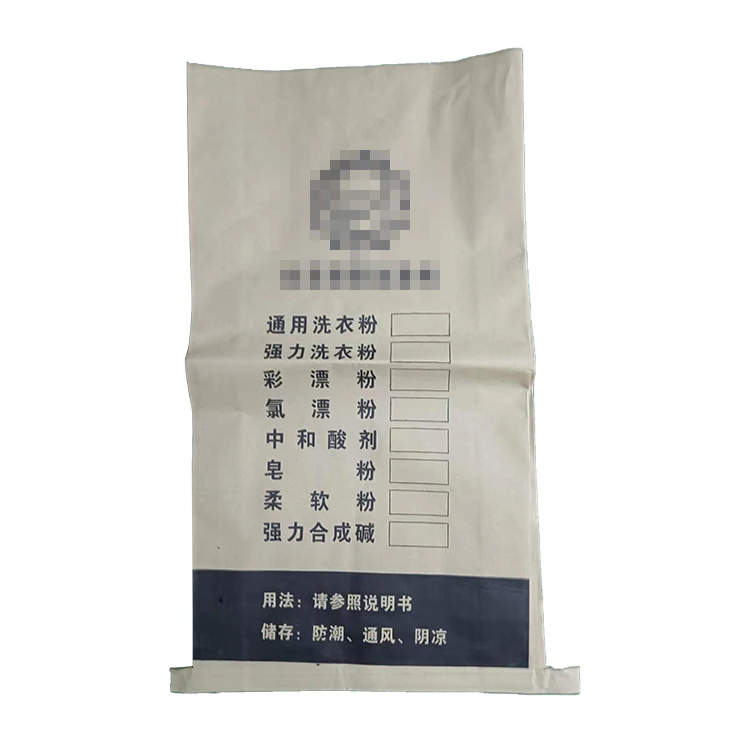 China factory produce wholesale price new disposable kraft paper plastic composite sacks