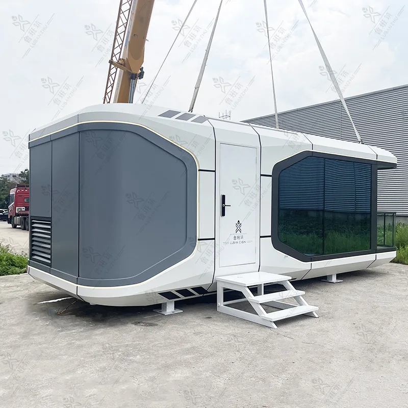 Furnished Luxury Mobile Toilets Festival Tuinhuis Mobilhome Prefab Building Apartment Osb Marketing Advertising Inflatable