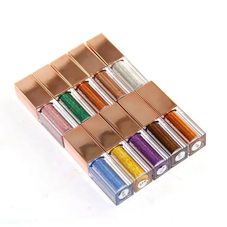 top seller beauty cosmetics makeup waterproof pearly lustre glitter liquid eyeshadow