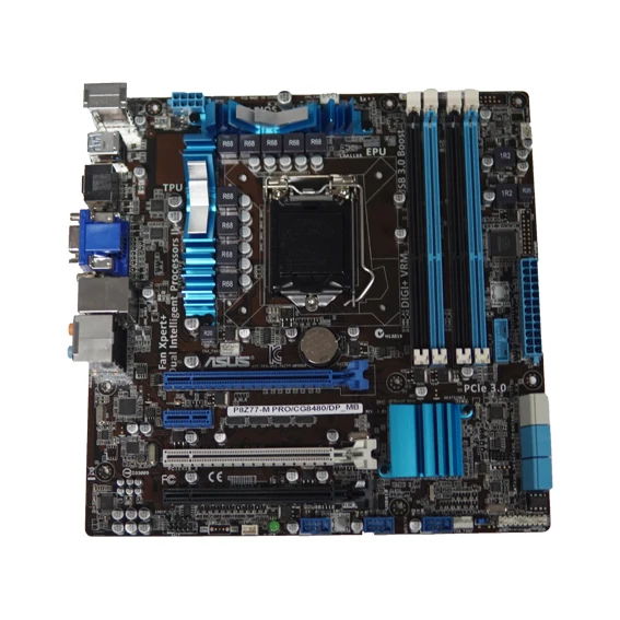 Motherboard P8Z77-M PRO/CG8480-DP-MB with Intel Z77  LAG 1155 32GB DDR3 for computer