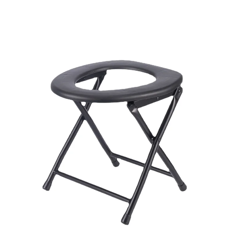 Bathroom Safety Chair Equipment Shower Elevated Seat Toilet Rails for Elderly Disabled Portable Folding Apparatus Handicapped