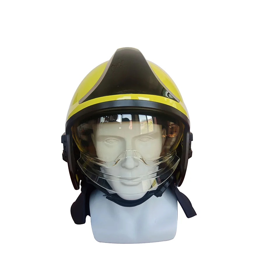 Hot selling EN443 fire Rescue Helmet Fireman Rescue Helmet Firefighting Fireman Safety Helmet