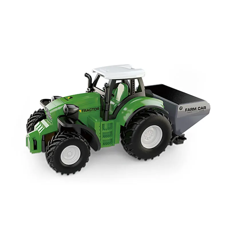 2.4G plastic friction mini tractor truck toy farmer car for kids