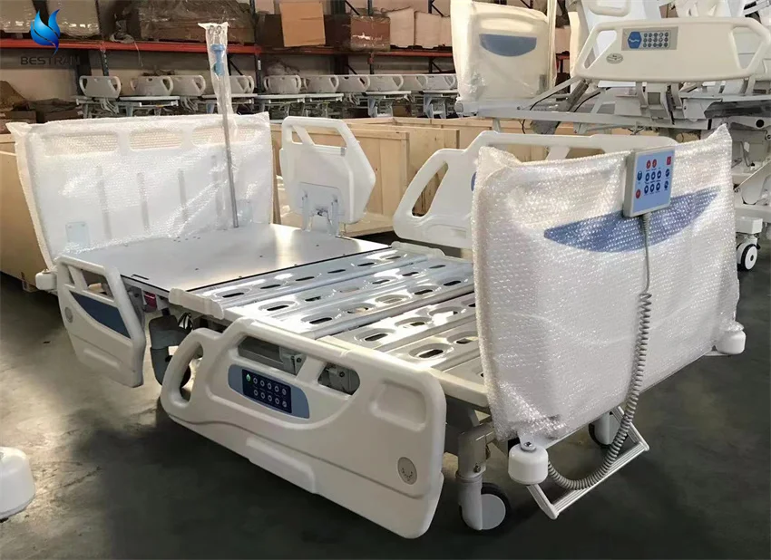 BT-AE036 hospital five functions electric medical bed for patient nurse control icu 5 functions hospital electrical beds price