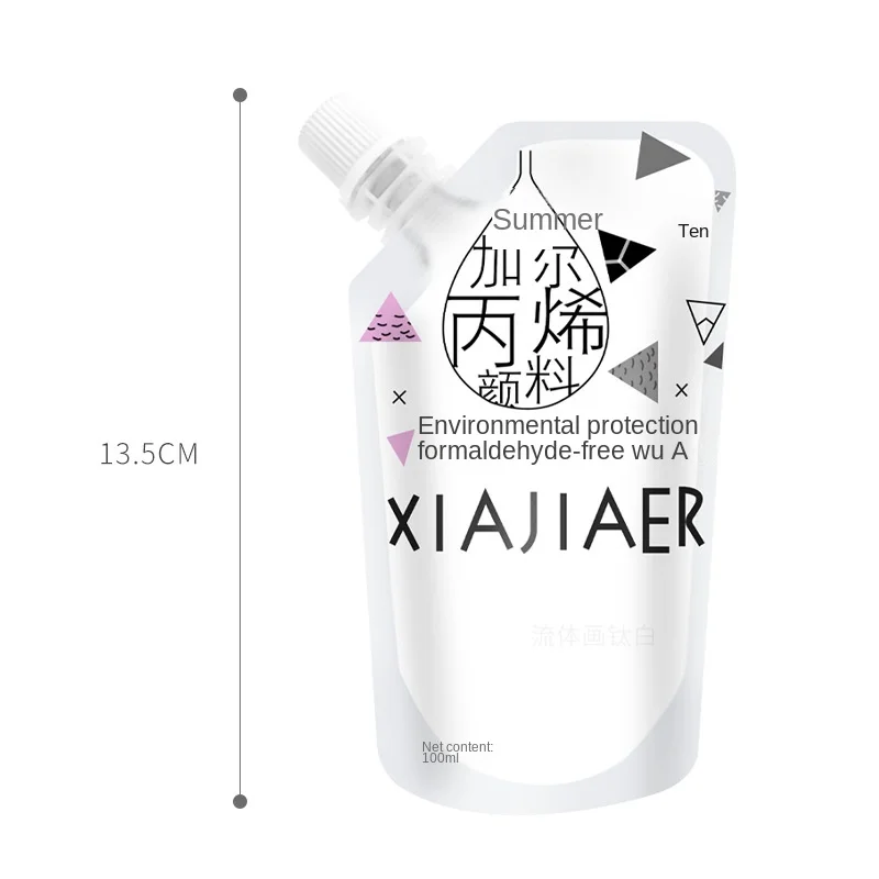 Fluid Painting Acrylic Paint 100ml Liquid Fluid Pigment 38 Colors DIY Fine Art Deco Painting Fluid Bear Pigment