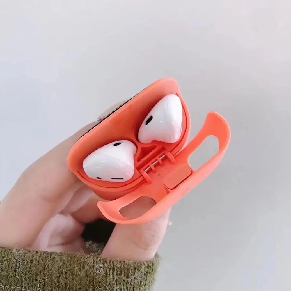 Pasteable Magnetic Adsorption Earpod Case Cover Protect Earphones Wireless Earpods for Airpod 1/2