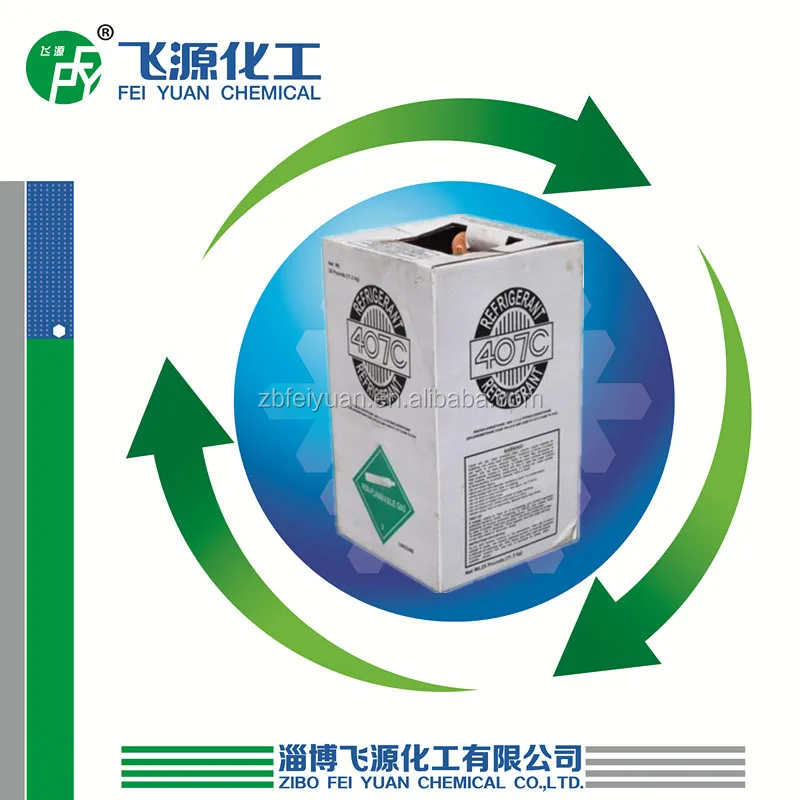 
Factory Sale Freon Refeigerant Gas R407C in Disposable Cylinder 