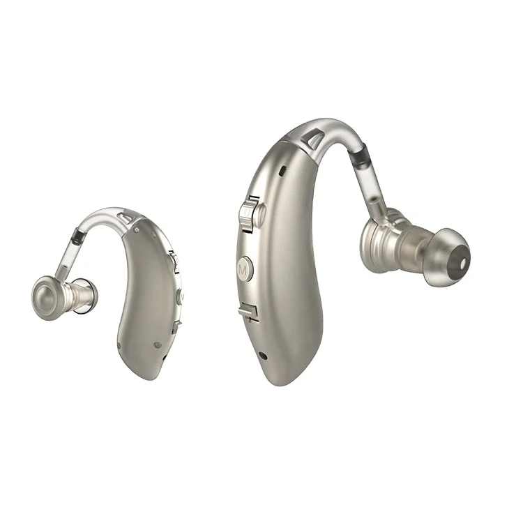 Custom Classics High Quality Noise Cancelling Bte Hearing Aid Sound Auxiliary Rechargeable Hearing Aids For Deafness