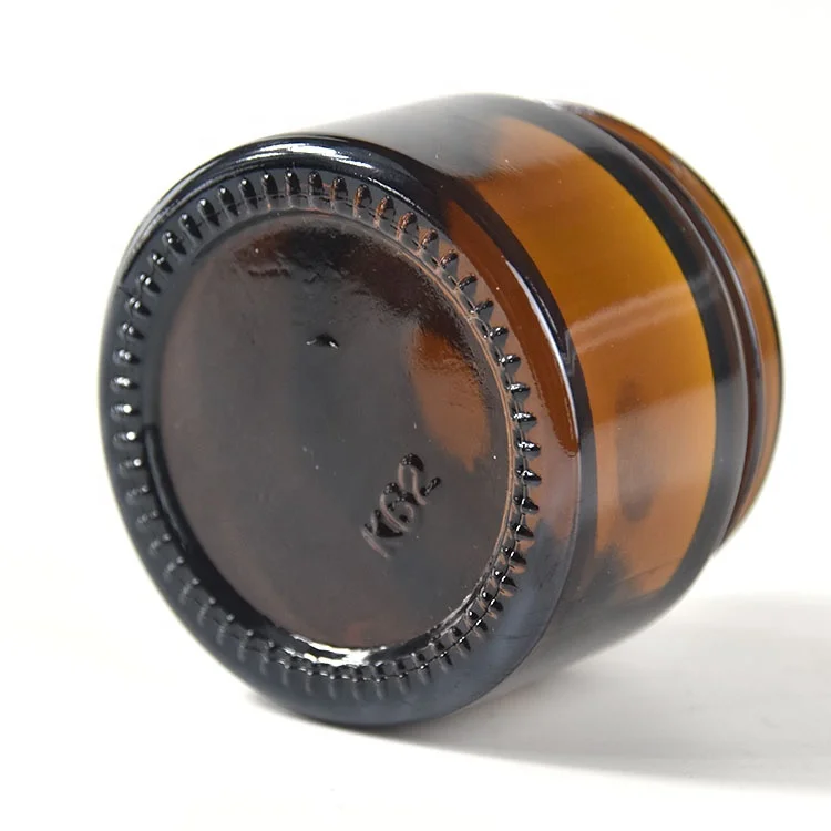 Wholesale Amber 5g 10g 15g 20g 30g 50g glass bottle matte Cream jar Brown glass package skin care essence cream bottle