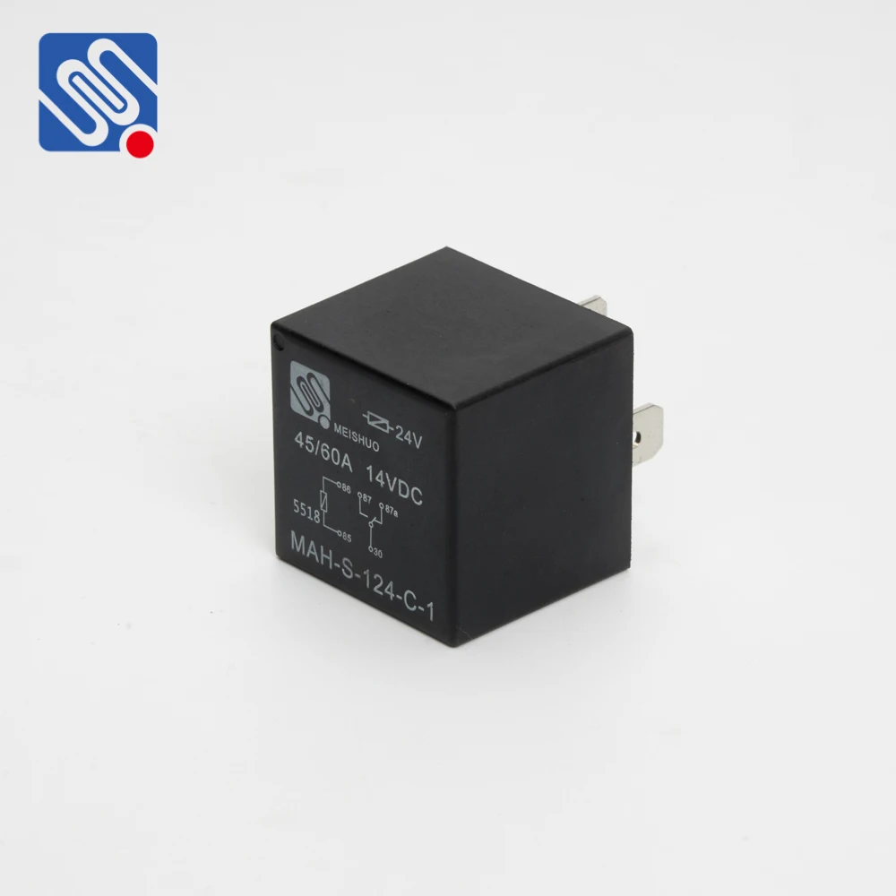 MEISHUO MAH-S-124-C-1  changeover type car automobile relay  JD1914  24 v 30a 60A 4pin 5pin JD1912
