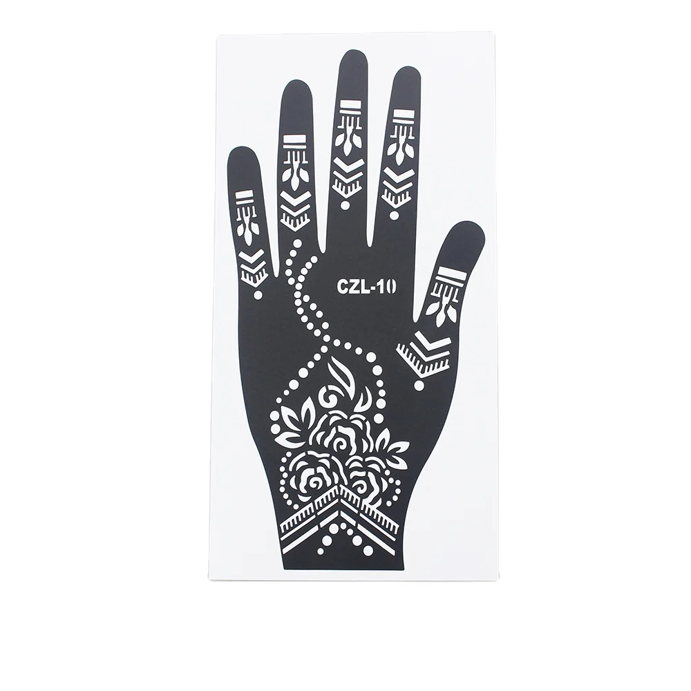 In stock Temporary Henna Tattoos Stencils Templates Face Paint Stencils Body Art Henna Stencil Stickers
