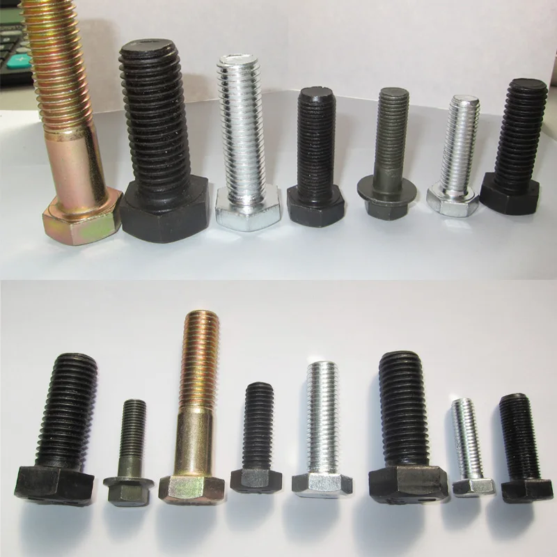 High quality T-shaped bolts high-strength bolts and nuts, grade 8.8 galvanized bolts and nuts, hexagonal bolts