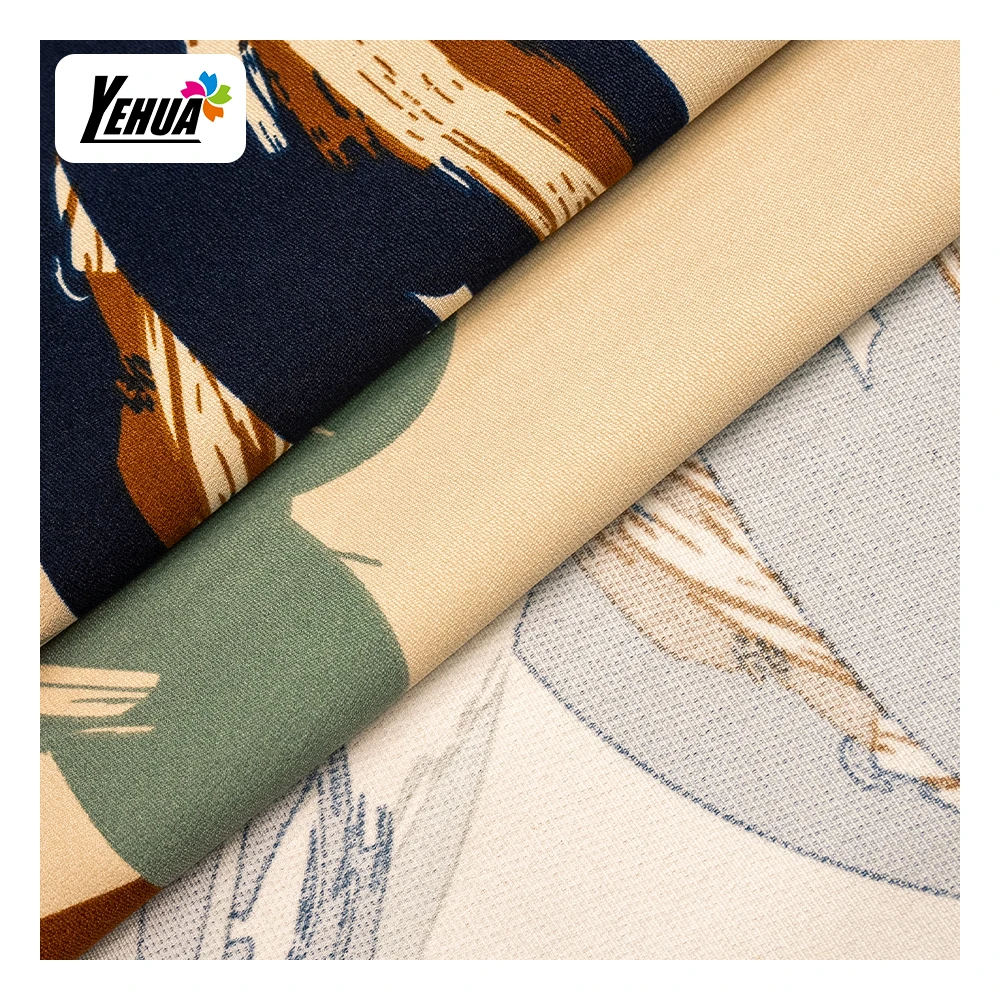 75*100D 200 gsm Double layer 4 four way poly stretch woven fabric for suit