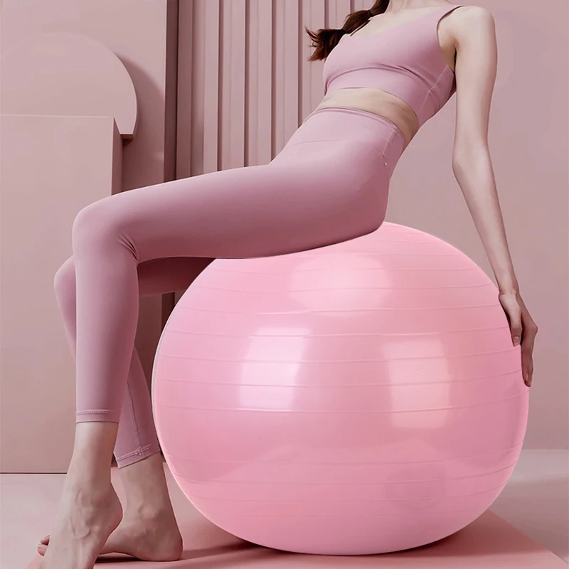 New Product Explosion yoga PVC exercise gym ball Custom logo for working out yoga balance ball