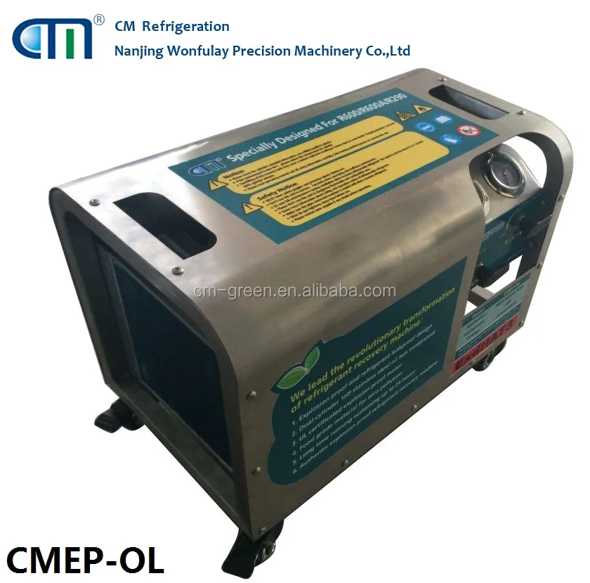 Factory Direct Sale Oil Extraction Recovery Pump 1HP Oil Less Refrigerant Recovery Machine
