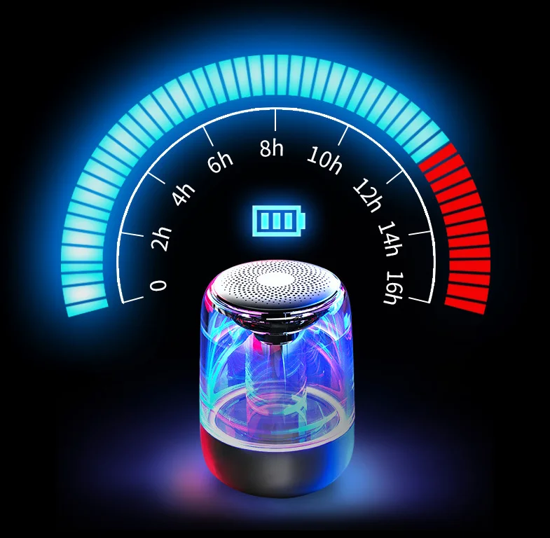 Colorful Outdoor LED C7 Speaker Audio Dropshipping Products Mini Speaker Portable Speakers With Smart Led Lighting