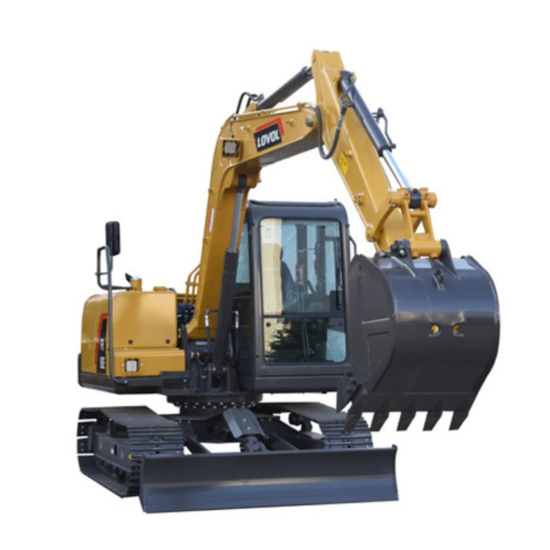 Lo vol Small Japanese Hydraulic And Engine System 44.4kw Power New 8Ton Crawler Excavator