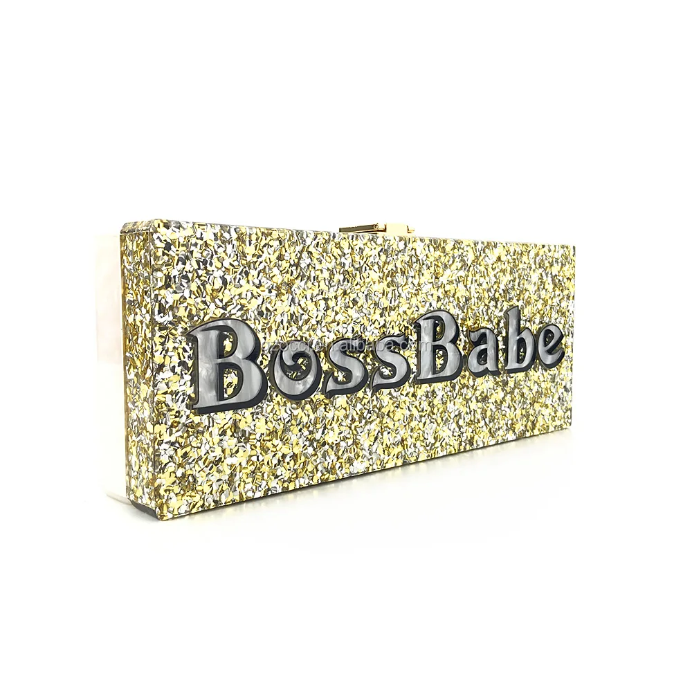 
OC4025 OCCI factory hand made shadow name for ladies party custom bags 