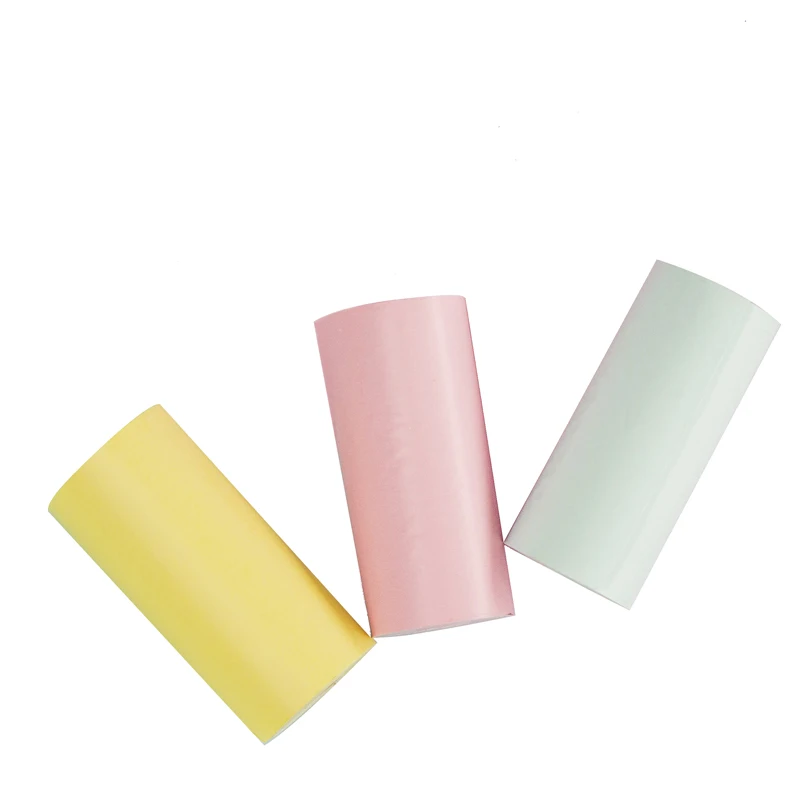 colorful thermal paper 57 mm x 30 mm coreless mini printing paper roll for mini printer (1600055779696)