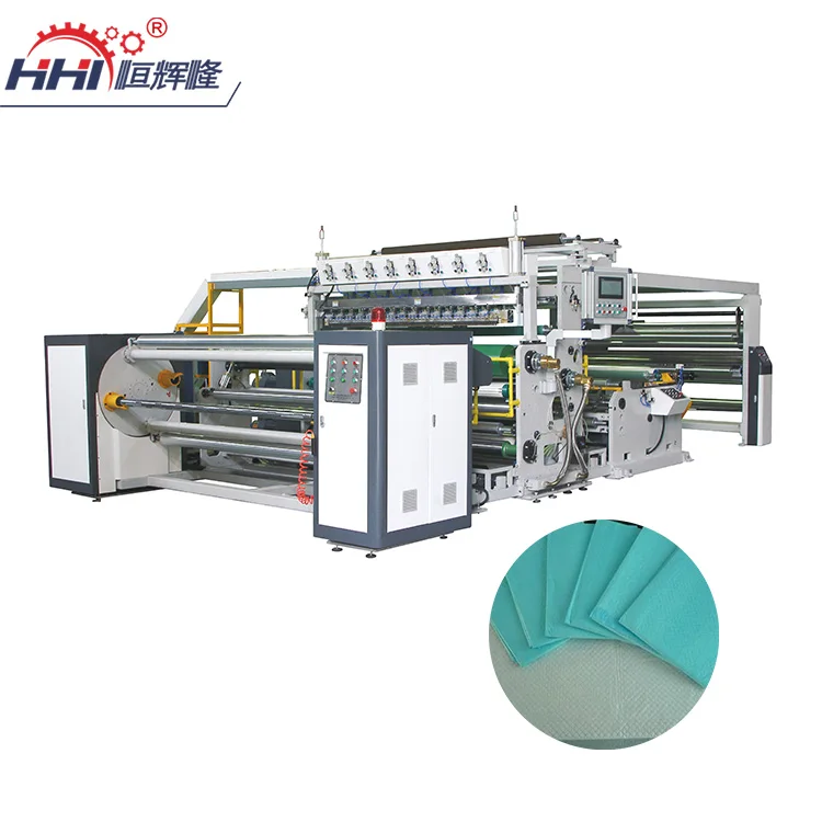 Multi-Layer Spray Glue Spraying Fabric Compound Laminating Machine For Mattress Composite Membrane