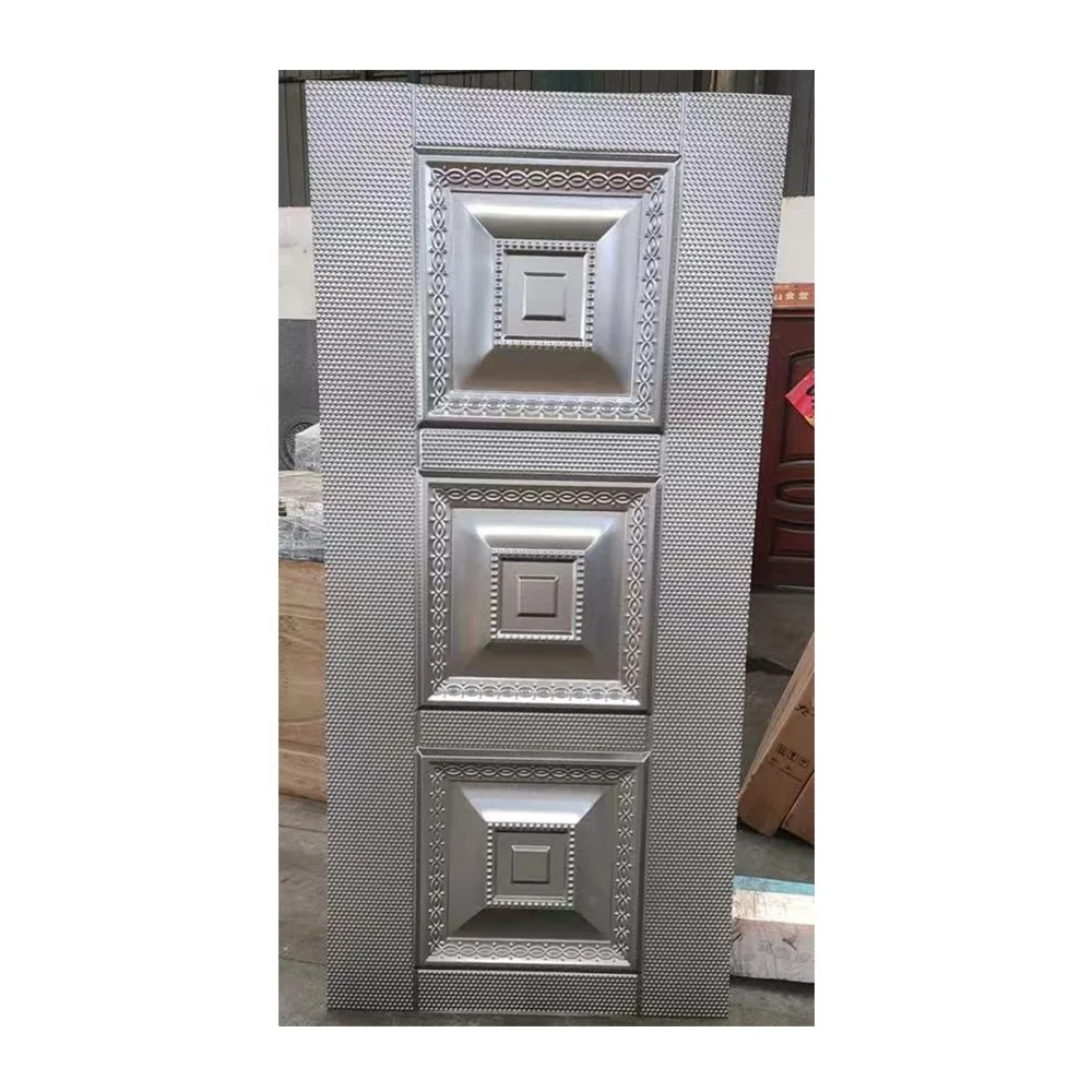 PHIPULO New Design Metal Door Steel Door Sheet Metal Iron Door Sheet Skin Stamped  For Gate
