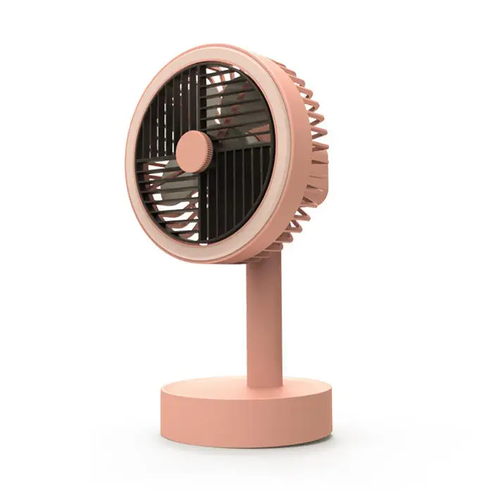 Mini Handheld Rechargeable Cooler Fan Silence Portable USB Cooling Fan With LED Light