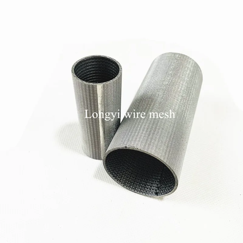 Multi-layer 2um 5 10 20 30 50 micron 316L stainless steel flameproof sintered mesh filter tube