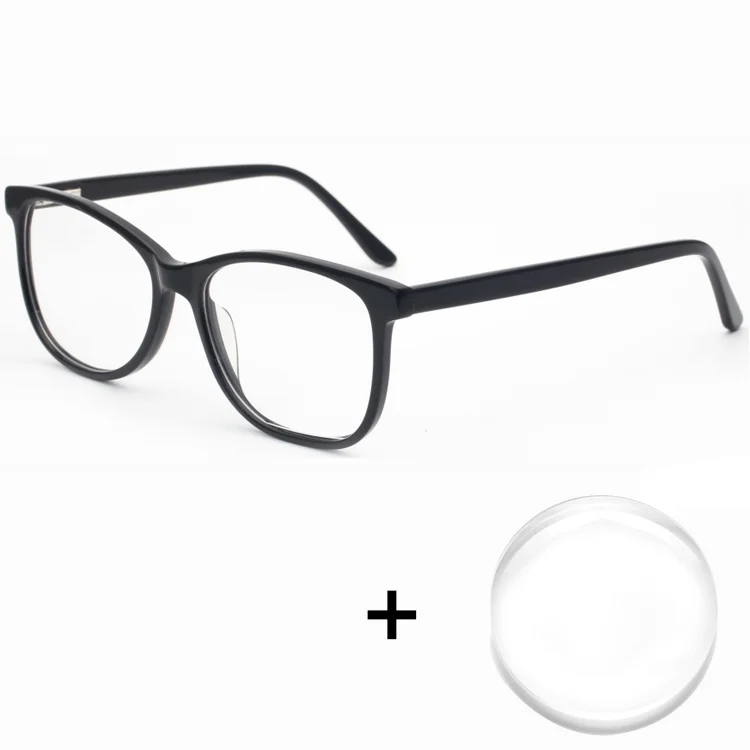 2021 Fashion Optical Eyewear Stylish Acetate Eyeglasses Prescription Myopia Glasses HT8026
