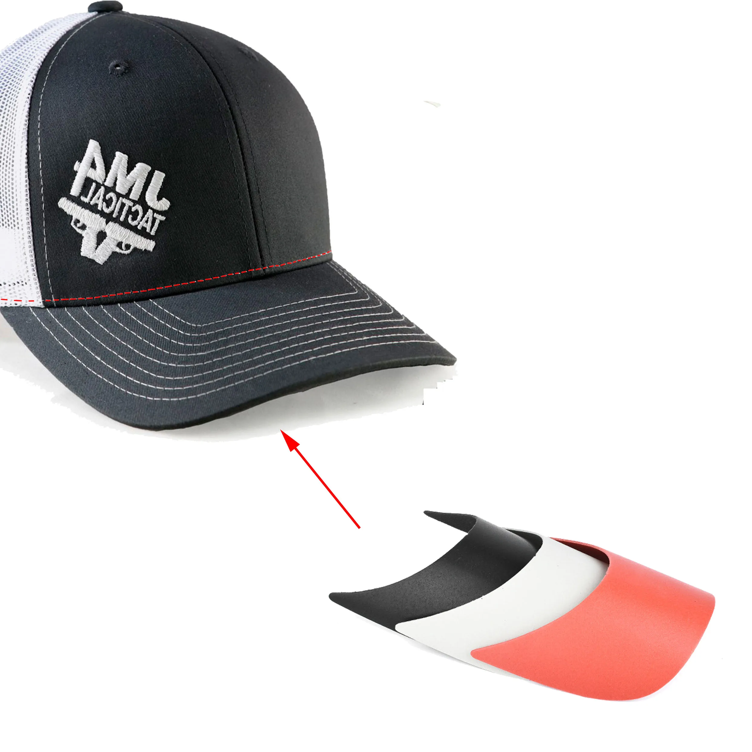 Good Economic Black Mesh Cap visor