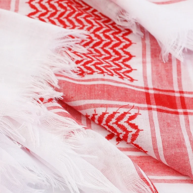 Factory woven pattern keffiyeh muslim arabic windproof desert wrap shawl shemagh hijab square man polyester scarfs yashmagh
