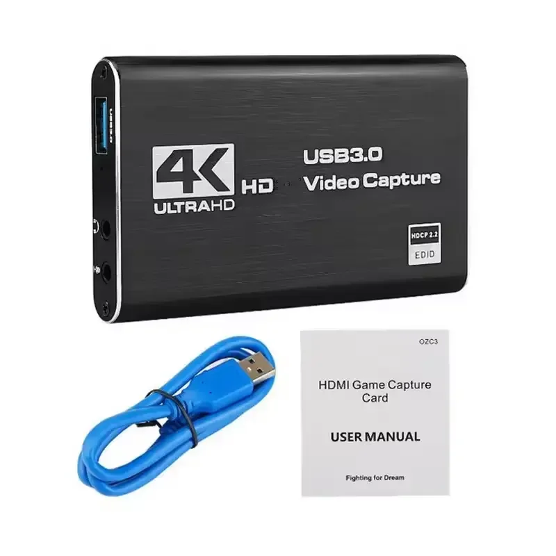 Высококачественное оборудование для захвата видео 4K HDMI карта к USB 3 0 запись аудио 60fps