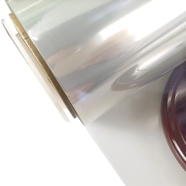 Cailong Transparent Pet Pettransparent Polyethylene Plastic Film Sheet Clear Transparent PET Film With PE Film For Thermoforming