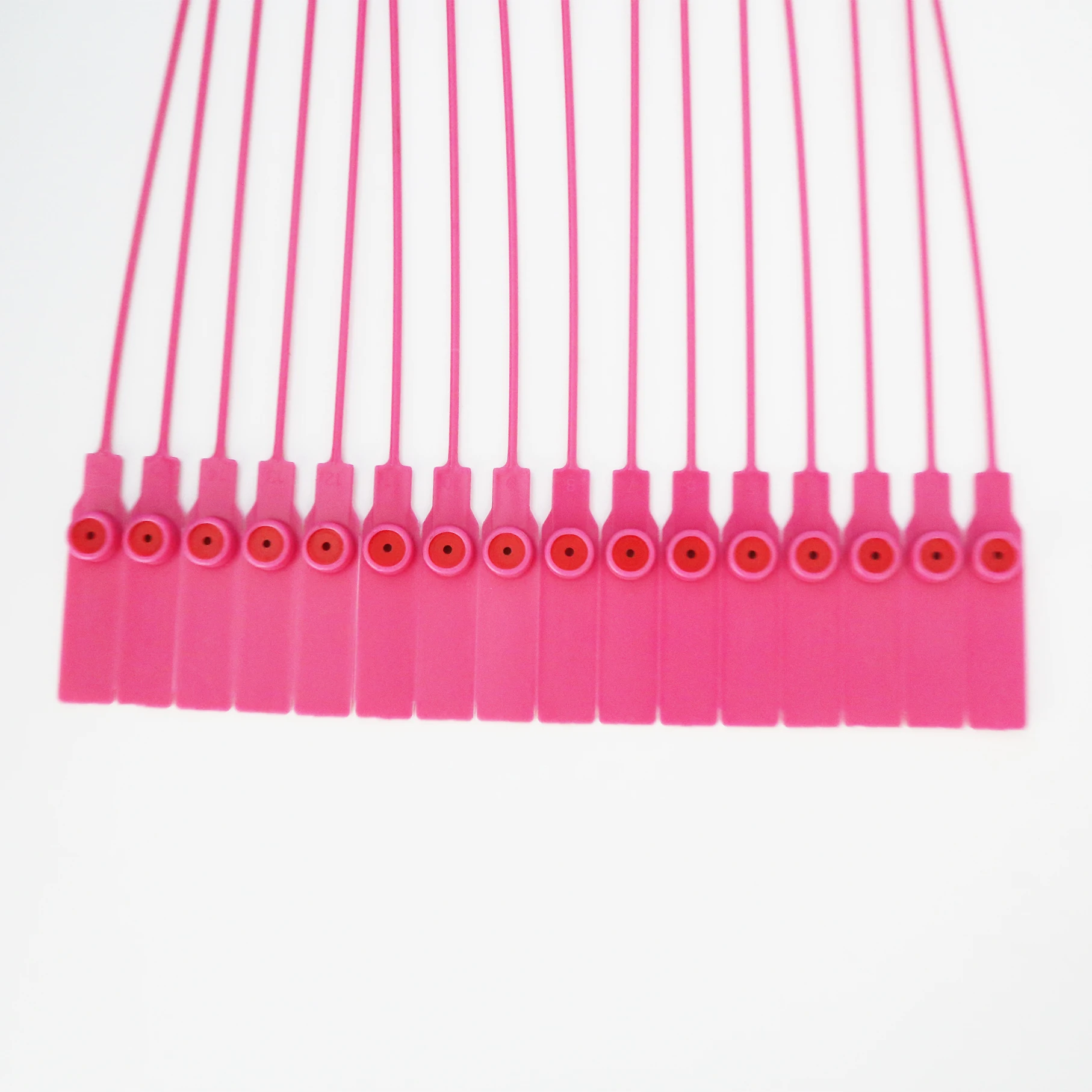 new design pull tite safety tags one-time plastic security seal for trucks with numbered cable tie