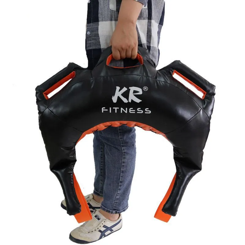 Weight Lifting Training Power Bag Strength Training Sandbag 8-20kg Fitness Power Bag Croissant Weight Training Sand Ba