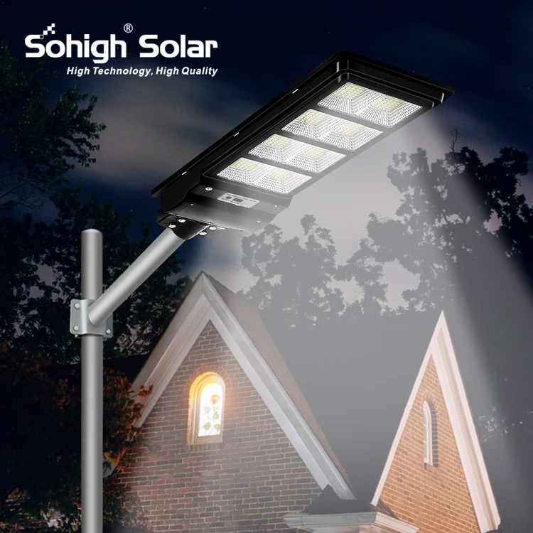 300w 400w 12v all in one stadium lamp led lighting motion sensor led lights outdoor solar street light for garden