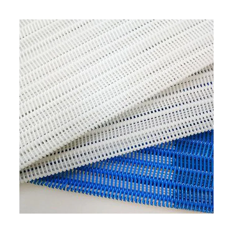 Belt filter press Sludge dewatering and drying Polyester Spiral Mesh Press filter belt
