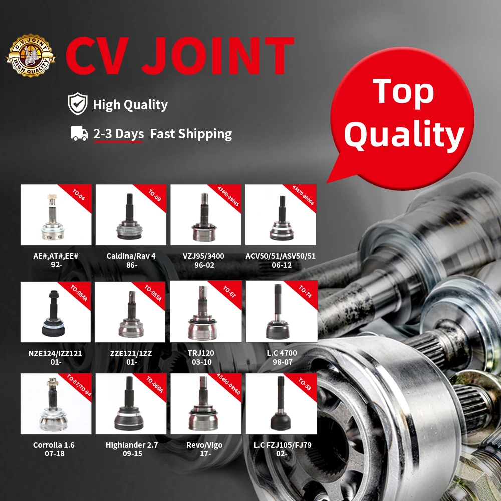 GJF auto parts cv joint manufacturer drive shaft cv joint kit outer inner cv joint for KIA CARNIVIL 3.5 KI-3-505