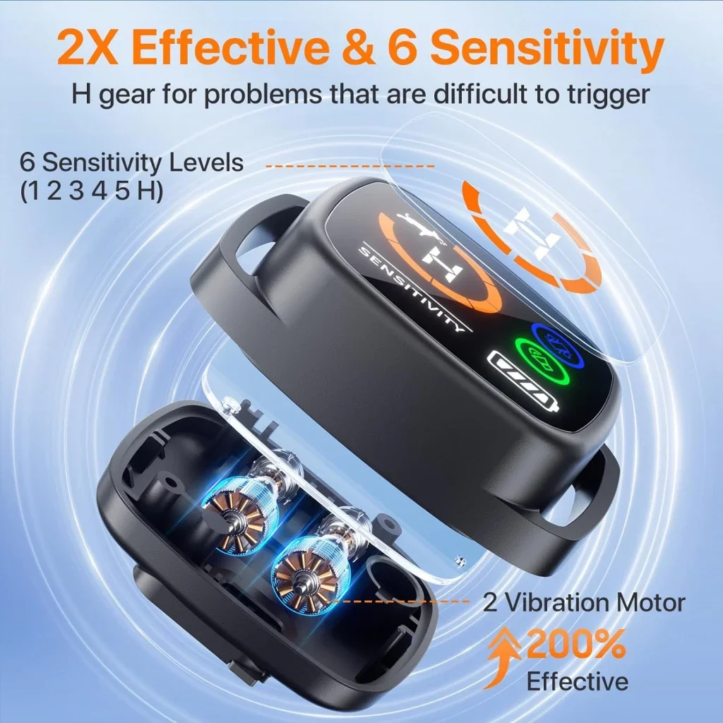 Factory Direct Price 6 Levels Beep Anti-Bark Shock Collar - Rechargeable And Effective Solution For Excessive Barking