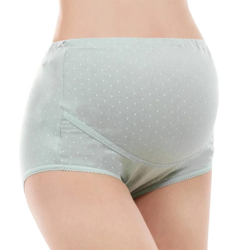 Postpartum Underwear Cotton Pregnant Woman Underwear High Waist Maternity Wear Panties Adults Pictures Printed 860# Plus Size
