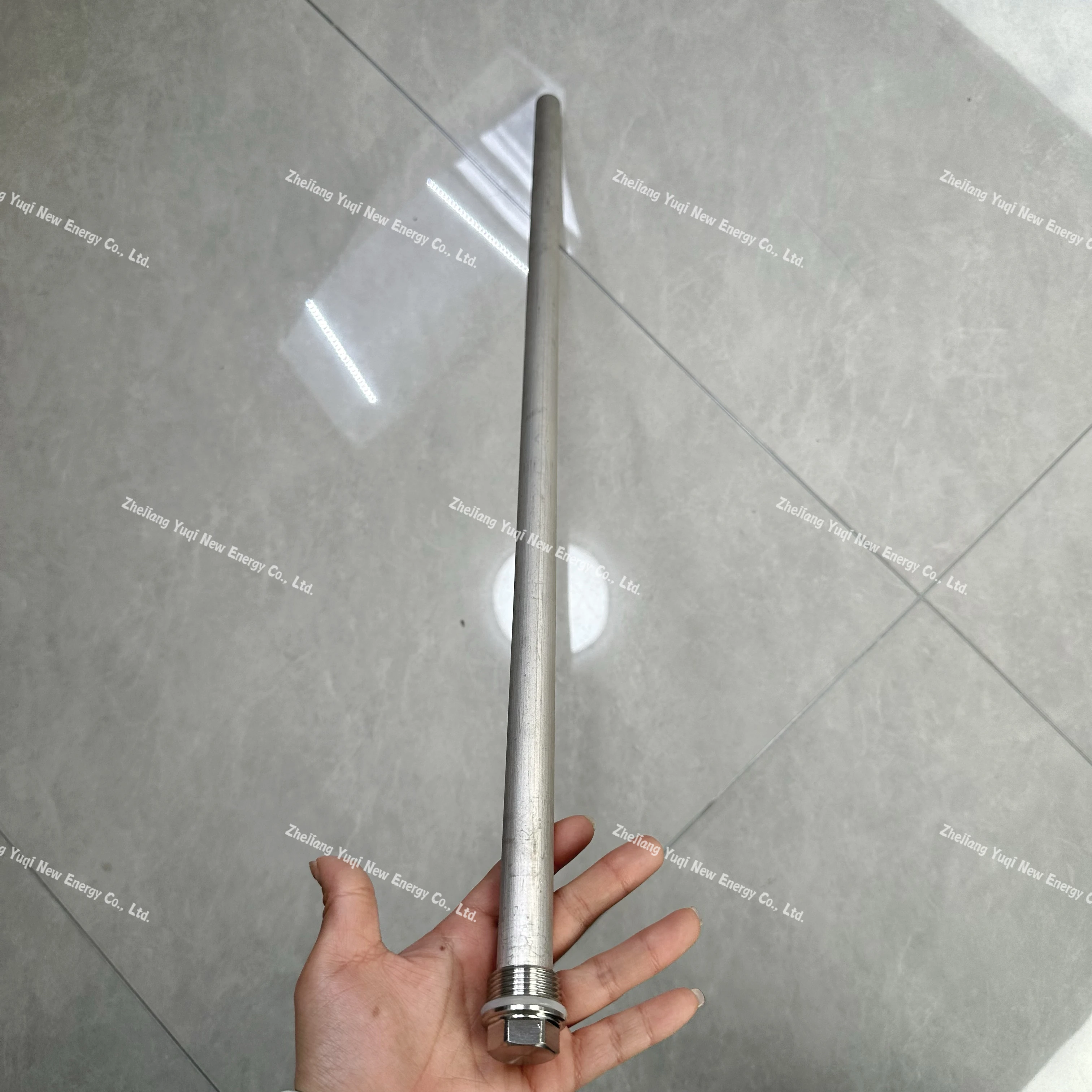 Factory direct sale corrosion control magnesium chain anode rod with threaded connector water heater tank magnesium anode rod