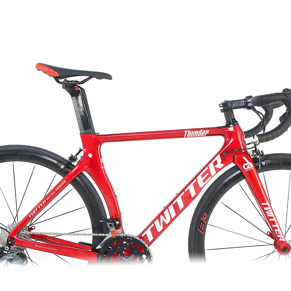 TWITTER 700c carbon road bike with 105 R7000 22 Speed groupset carbon fiber racing bicycle