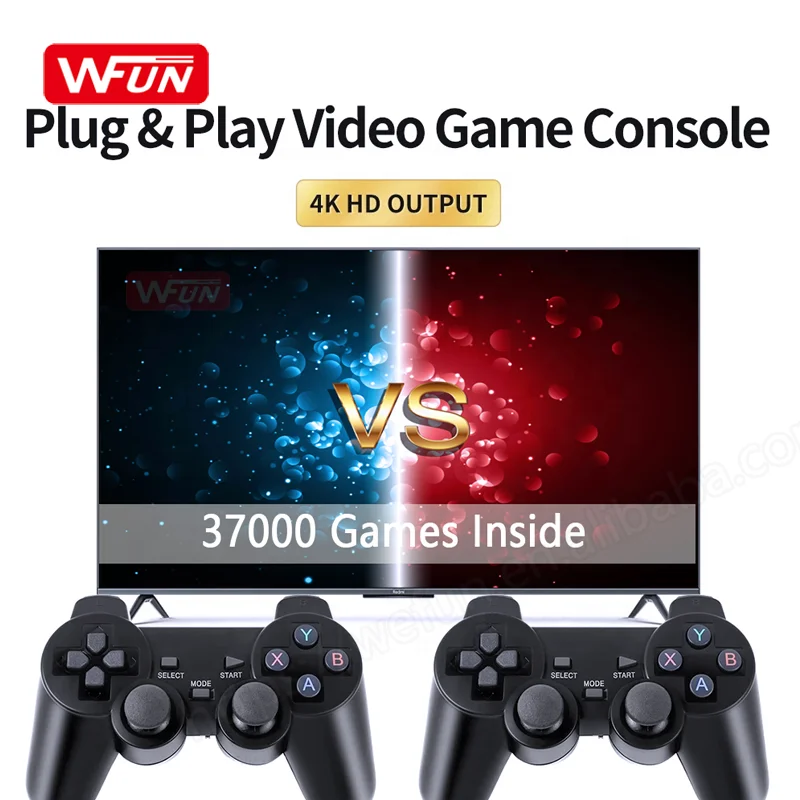 X2 Games 3D HD Family 4K Video Game Stick TV Console Retro 64G Portable Consola For 30000 Game stick GD10