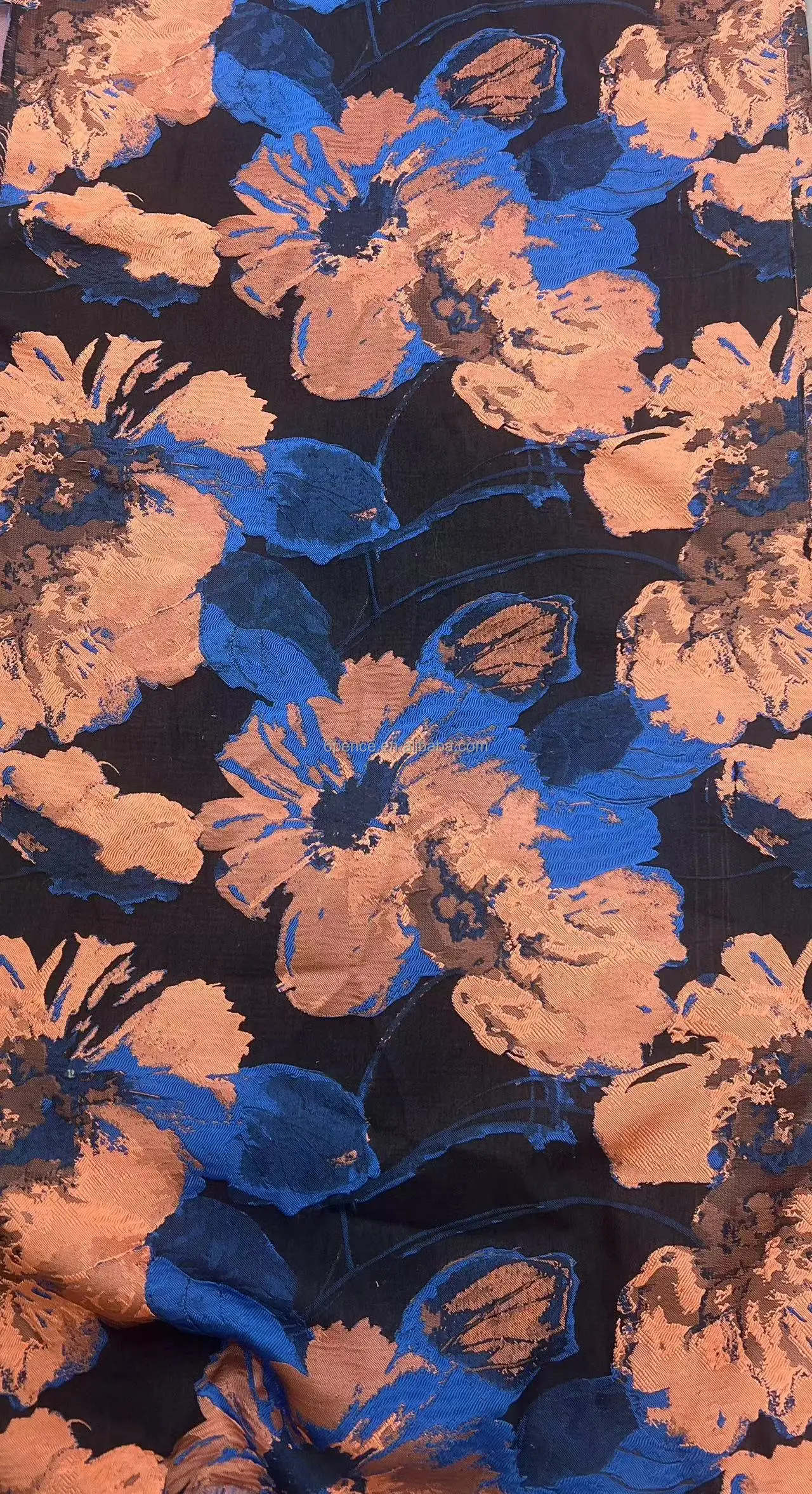 High quality Soft Jacquard Brocade fabric for gowns suits dress coat